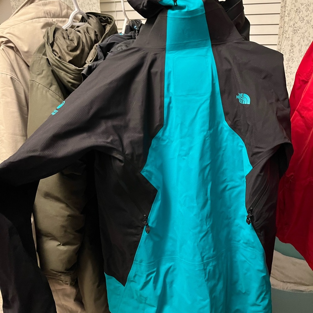 Women’s The North Face Gray and Teal Steep Series Jacket - Picture 2 of 7